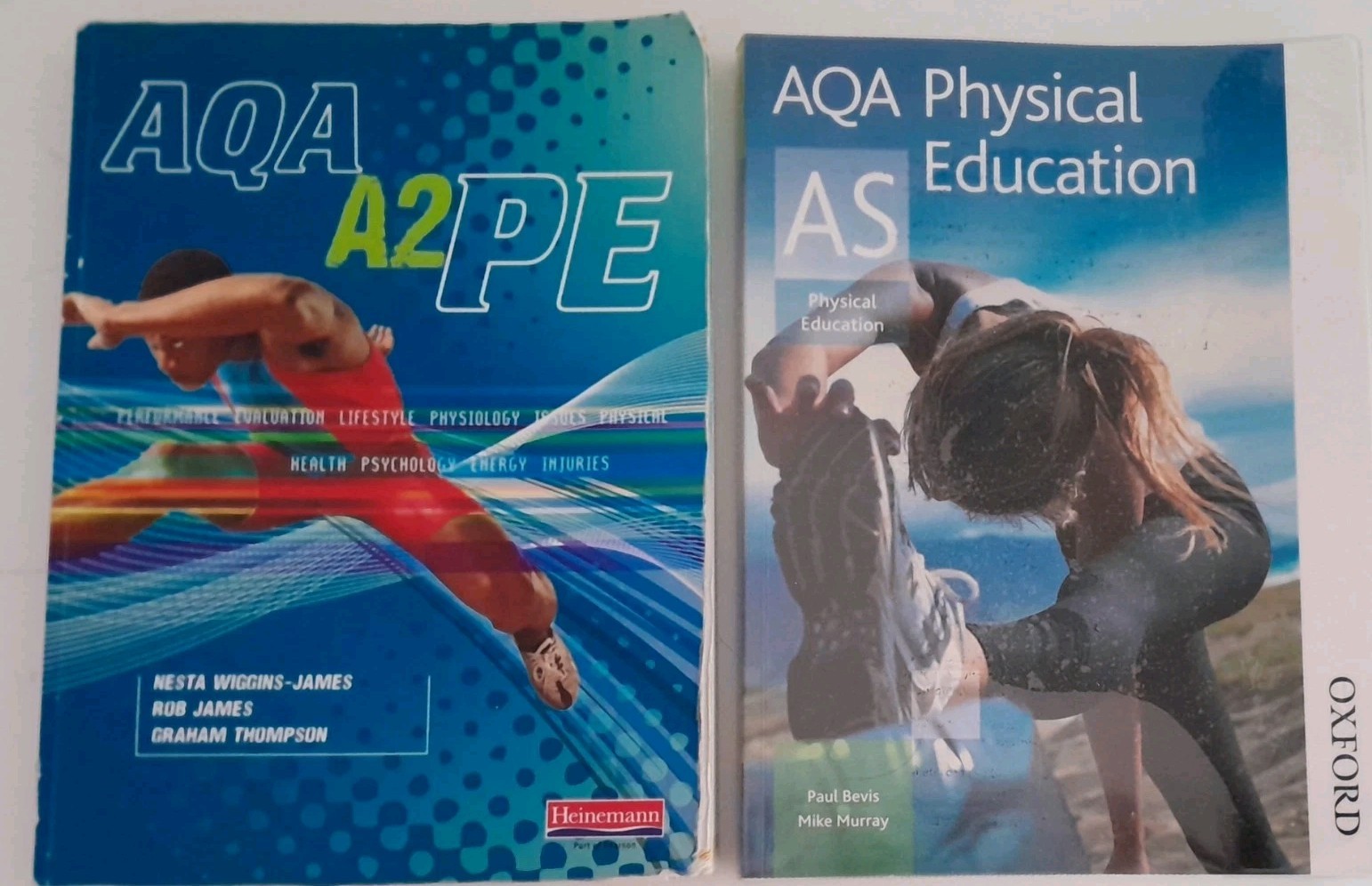 AQA A2 PE & AQA AS PE REVISION BOOKS Paperback Nesta, Thompson, James, Wiggins,