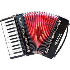Rossetti 2512 25-Key Piano Accordion - Black Refurbished