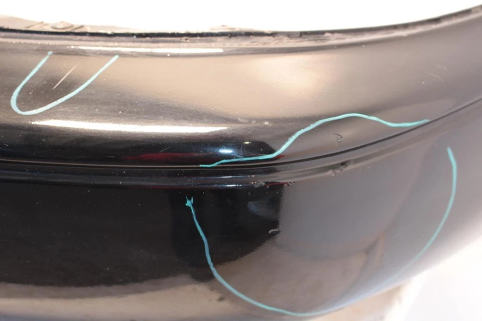 90-97 Mazda MX-5 Miata NA Black Rear Bumper Cover with Reinforcement - Image 4 of 4