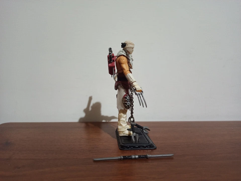 G.I. Joe Pursuit Of Cobra Storm Shadow Desert 10cm Hasbro Loose 100% Complete - Immagine 4 di 4