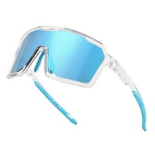 Sports Cycling Sunglasses for Men Women, UV400 Protection Baseball Running Fi...