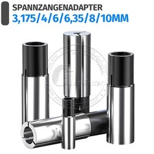 6,35mm bis 12,7mm Direktspannzange Spannzangenadapter Collet Adaptor CNC Fräser