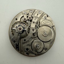 1912 E. Howard Watch Co. Series 7 12S 17 Jewels Open Face Pocket Watch Movement