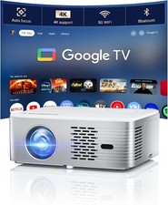Google TV Projector 4K Support CIBEST Smart WiFi 6 Bluetooth Movie Proyector