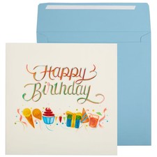 NIQUEA.D,  Birthday Confetti Quilling Birthday Card