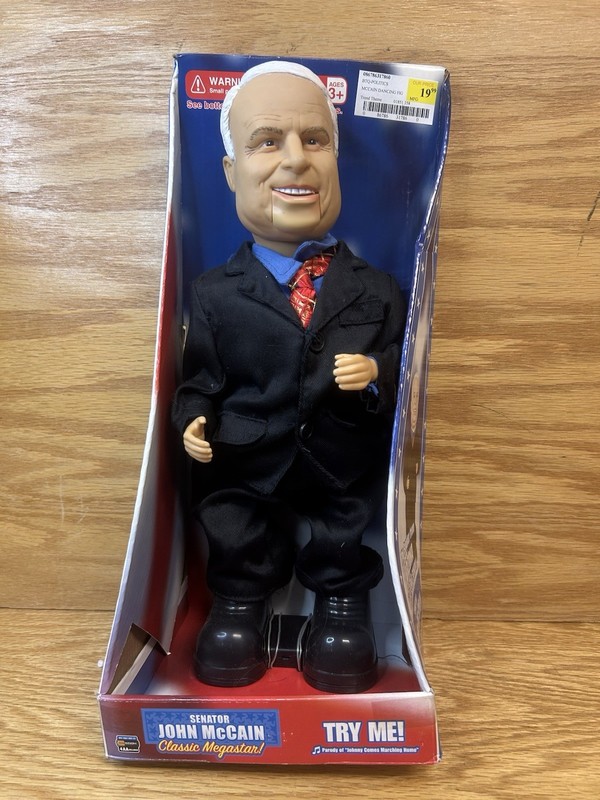 Senator John McCain Dancing, Singing Rockstar Presidential Candidate, Animated  