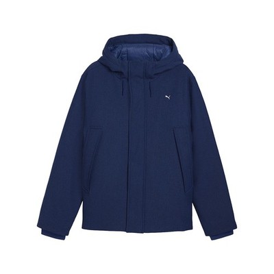 PUMA Select Essentials Mmq Primaloft Down Full Zip Jacket Mens Blue Casual Athle