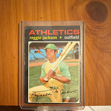 Topps 1969 Topps Reggie Jackson #20 Rookie Baseball Card Oakland Athletics. rookie card picture