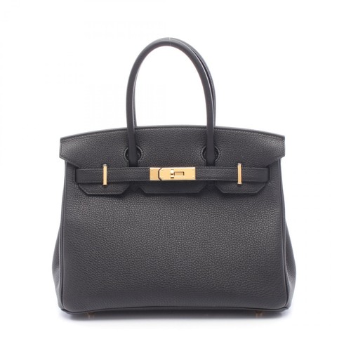 HERMES Birkin 30 Handbag Togo leather Black GHW Women G