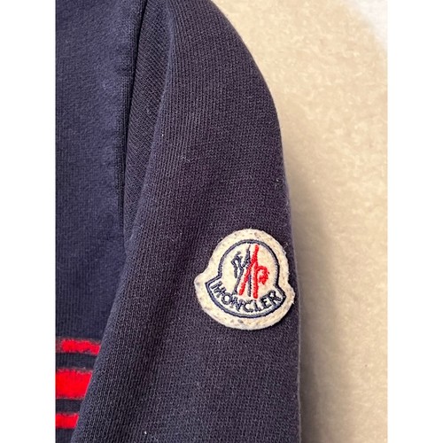 Moncler Sweatshirt Pullover Crewneck Logo Stripe Casual Top Size 14 - Picture 10 of 12