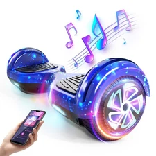 Kids Hoverboard Electric Self-Balancing Bluetooth Music 360° Rotation Scooter