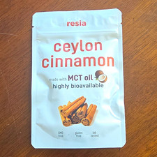 Resia Ceylon Cinnamon Extract 240mg Softgels w/ MCT Oil 30 Ct Keto