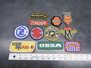 Vintage AHRMA MX Maico Husqvarna Bultaco Fox CZ Zundapp Patch Collection  2965