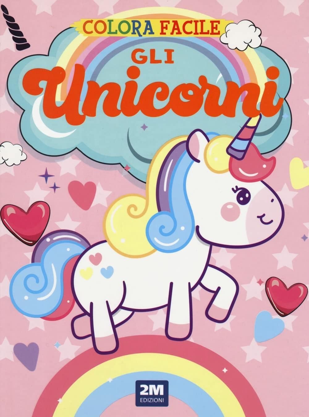 2M Gli Unicorni. Colora Facile. Ediz. Illustrata - Immagine 2