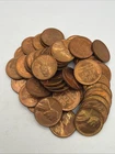 1957 P Lincoln Wheat Cent Penny ¢1 BU Unc 50 Coin Roll