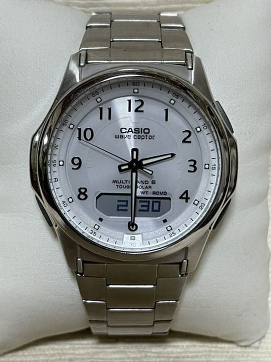時計 CASIO wave ceptor CASIO カシオ ソーラー 電波 時計 ウェーブセプター 腕時計 wave