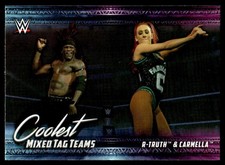 2021 TOPPS WWE COOLEST MIXED TAG TEAMS R-TRUTH & CARMELLA #MT5 4092