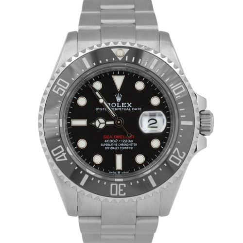 2025 PAPERS Rolex Sea-Dweller 50th-Anniversary BLACK Red 43mm MK2 126600 BOX