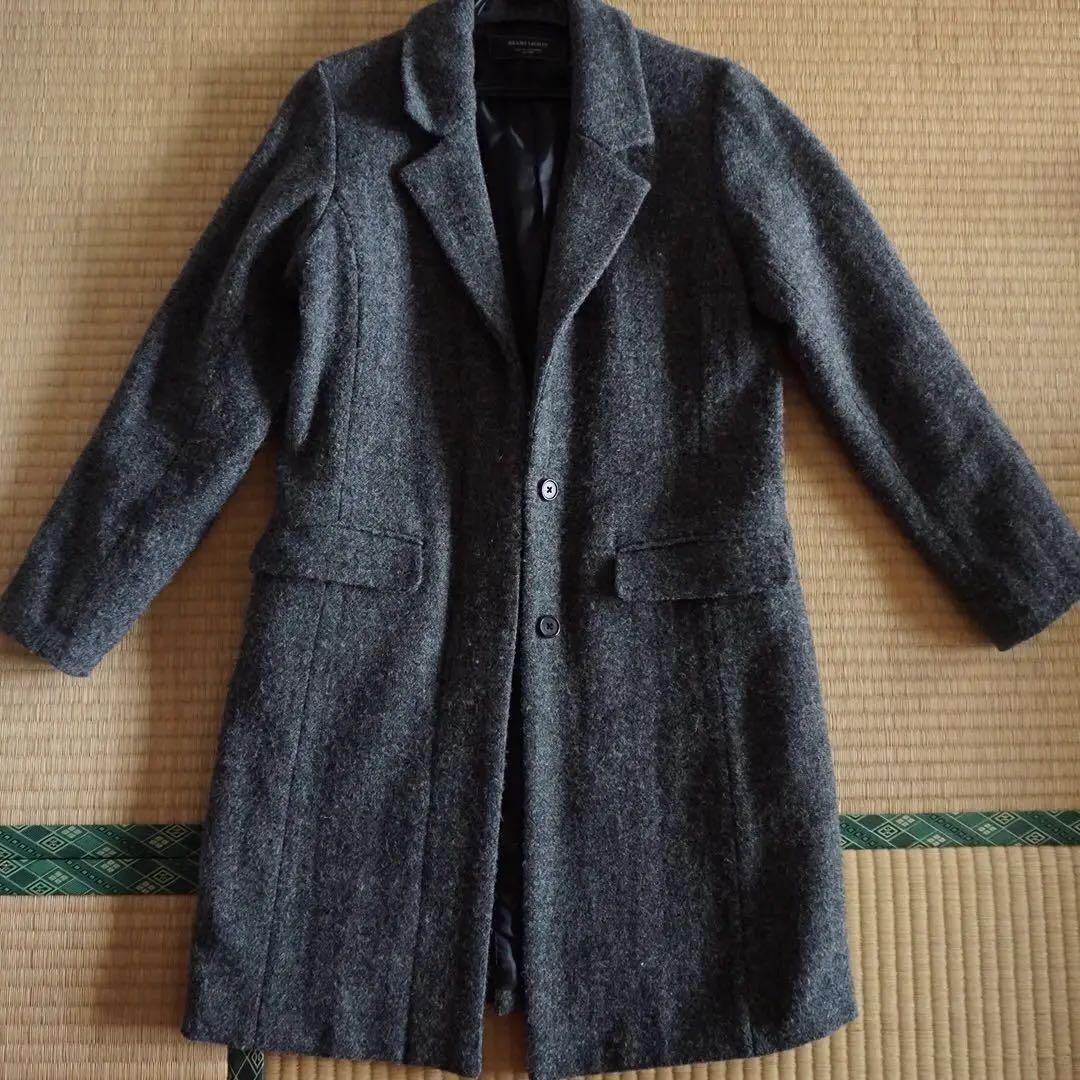 Harris Tweed Woman M 40,000 Yen Discount Beams Harristweed Chester Coat Unisex - Image 2