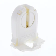 Leviton 13661-SNP White T8 Bi-Pin G13 Medium Fluorescent Light Socket Lampholder