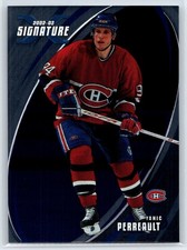 2002-03 Be a Player Signature Series Yanic Perreault Montreal Canadiens #042