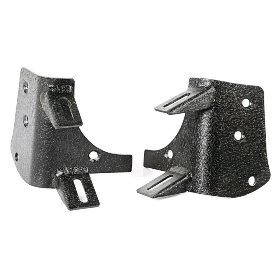 Montaje de luz Rugged Ridge texturizado negro doble pilar A para Jeep Wrangler TJ 97-06 Foto 2 de 4