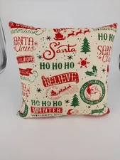 Christmas Pillow Cover, Santa Decor , Home Decor Gift - Christmas Decor Christma