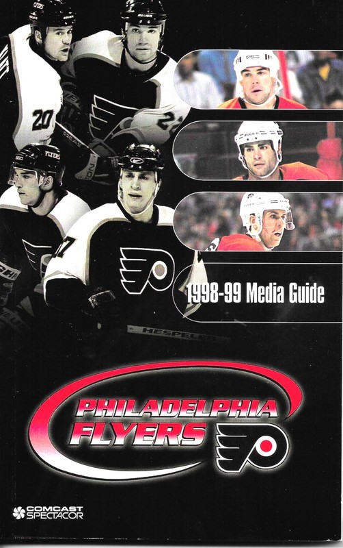 Philadelphia Flyers Philadelphia Phantoms 1998-99 Media Guide Eric Lindros