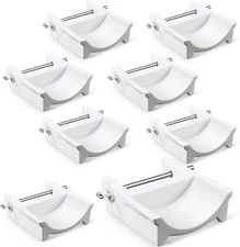 4 Pairs (8 Pieces) Jump Cups Plastic Horse Jump Cups with Pin Fits Standards Upr