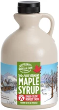 Pure Vermont Maple Syrup, Grade A, Dark Color, Robust Taste, All Natural, Easy P