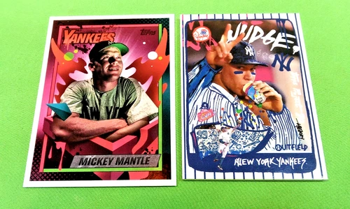 2021 TOPPS PROJECT 70 PRE PRODUCTION PROOF BLANK BACK CARD STOCK MICKEY MANTLE