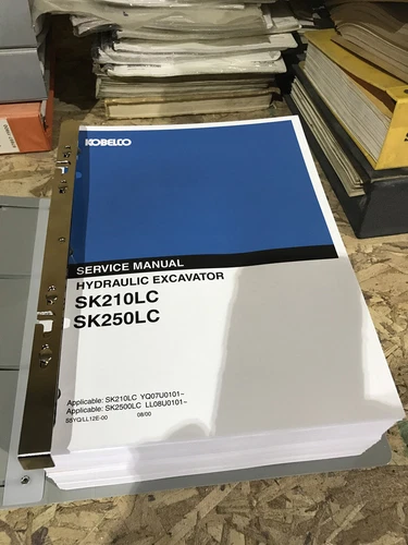 Kobelco SK210LC, SK250LC Hydraulic Excavator Repair Shop Service Manual
