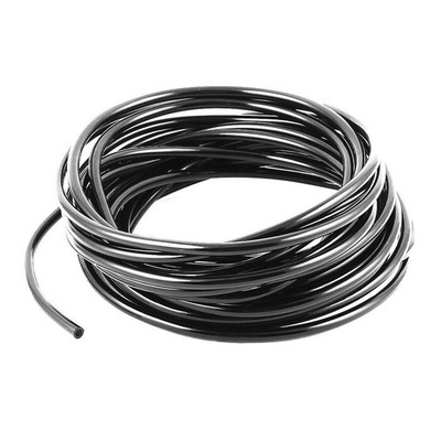 Flexible Polyurethane Air Tubing Fuel Gas Line PU Tube Hose 4mm x6mm x8m Black  
