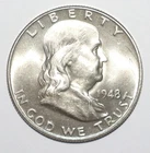 1948 Franklin Half Dollar BU BRILLIANT UNCIRCULATED (O311)