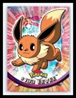 💥 EEVEE 1999 Topps Pokemon TV Non Holo Animation 1st Series Blue Logo # 133