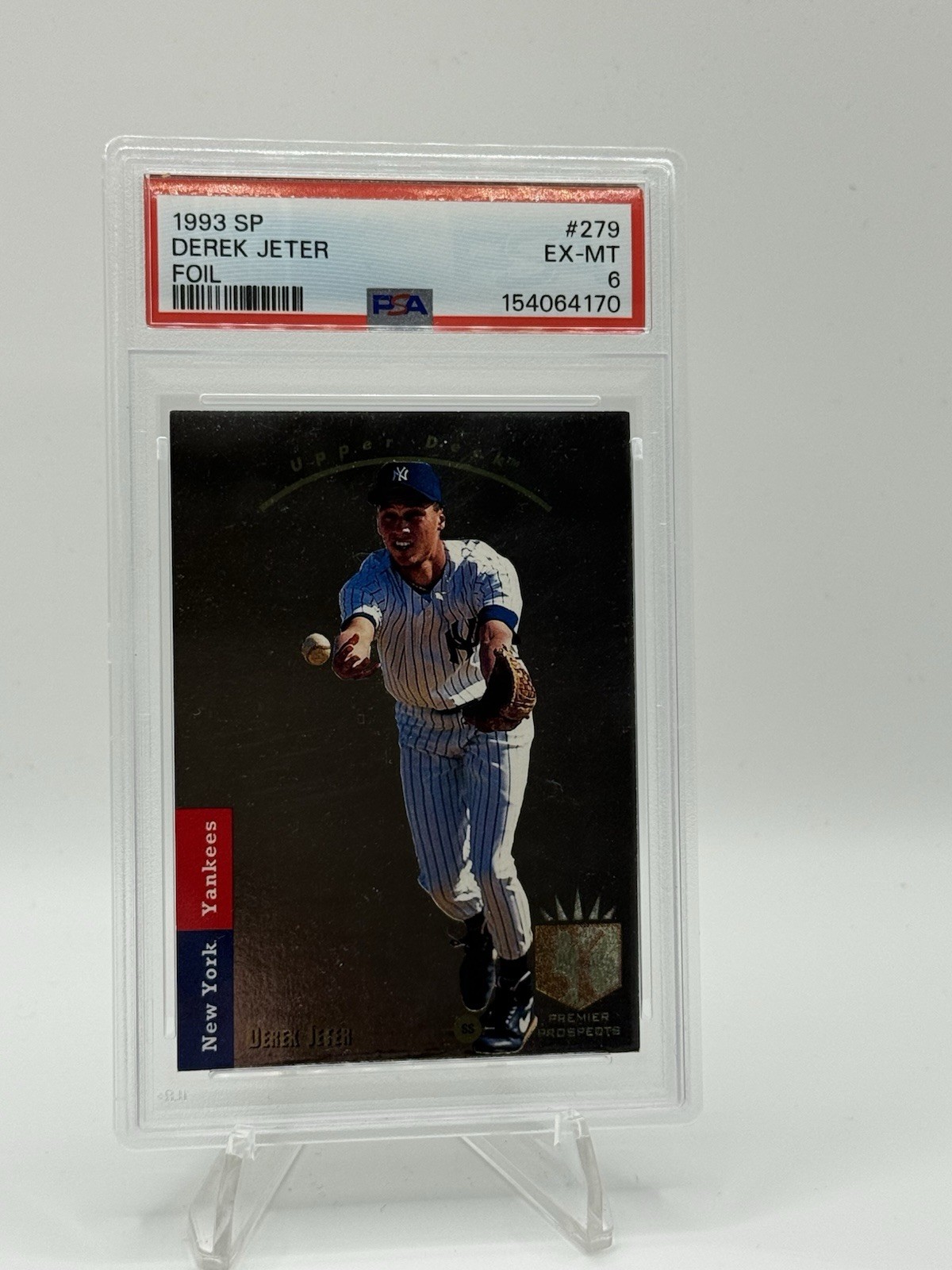 1993 Upper Deck SP FOIL #279 Derek Jeter front