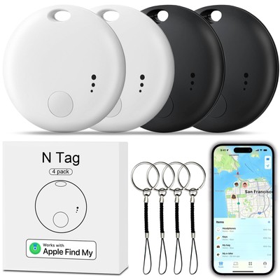 Tracker Tag 4 Packs Bluetooth Tracker, Smart Tag Locator Tracking Device, Key...