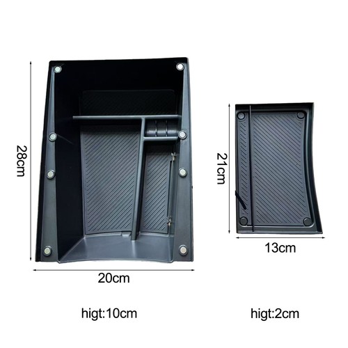 2024 Plus For Kia EV3 Armrest Under Storage Organizer Box Tray for Console - Picture 8 of 8