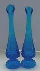 Fenton hobnail Colonial Blue Bud swung  Vases  Decorative Vase Set of 2
