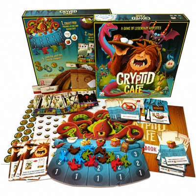 Cryptid Cafe Brettspiel 25. Jahrhundert Squatchy Games sehr guter Zustand
