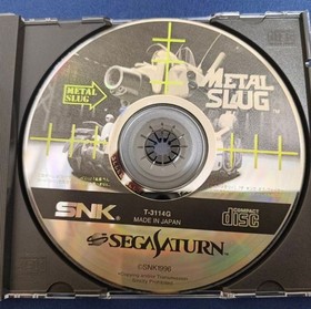 Metal Slug Sega Saturn Action Game Complete Disc Manual Case Tested Japan