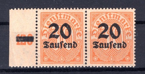 Dr-Dienst 90dgz With Page Edge Durchgez MNH Unstamped (AA4256