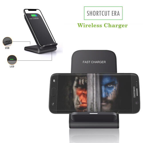 30W Fast Wireless Charger Dock Stand For Apple iPhone Samsung Huawei Cell Phone - Picture 14 of 15
