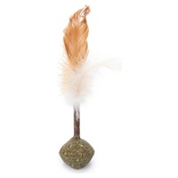 Beeztees Catnip Ball Mit Matatabi & Federn - Spielzeug FüR Katzen, 3X3,3 Cm