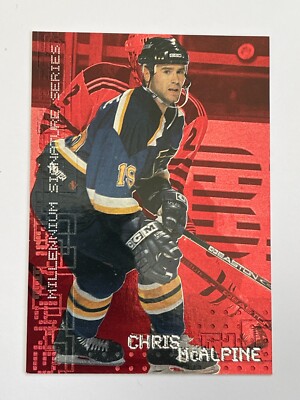 1999-00 ITG Signature Series Blues Chris McAlpine Millennium Ruby /1000 #207