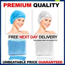 10,000 Disposable Hair Nets Head Cover Mob Caps Non Woven Anti Dust Hats Sealed