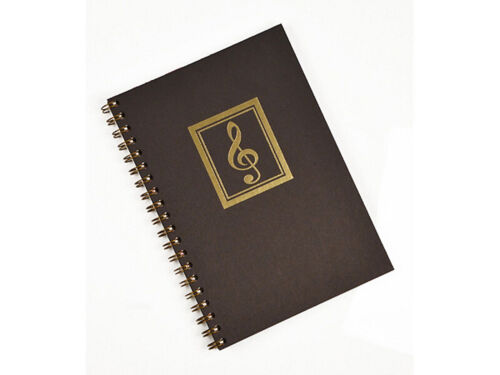 Music Manuscript Journal, Spiral Bound Music Paper for Composition - Songwriting