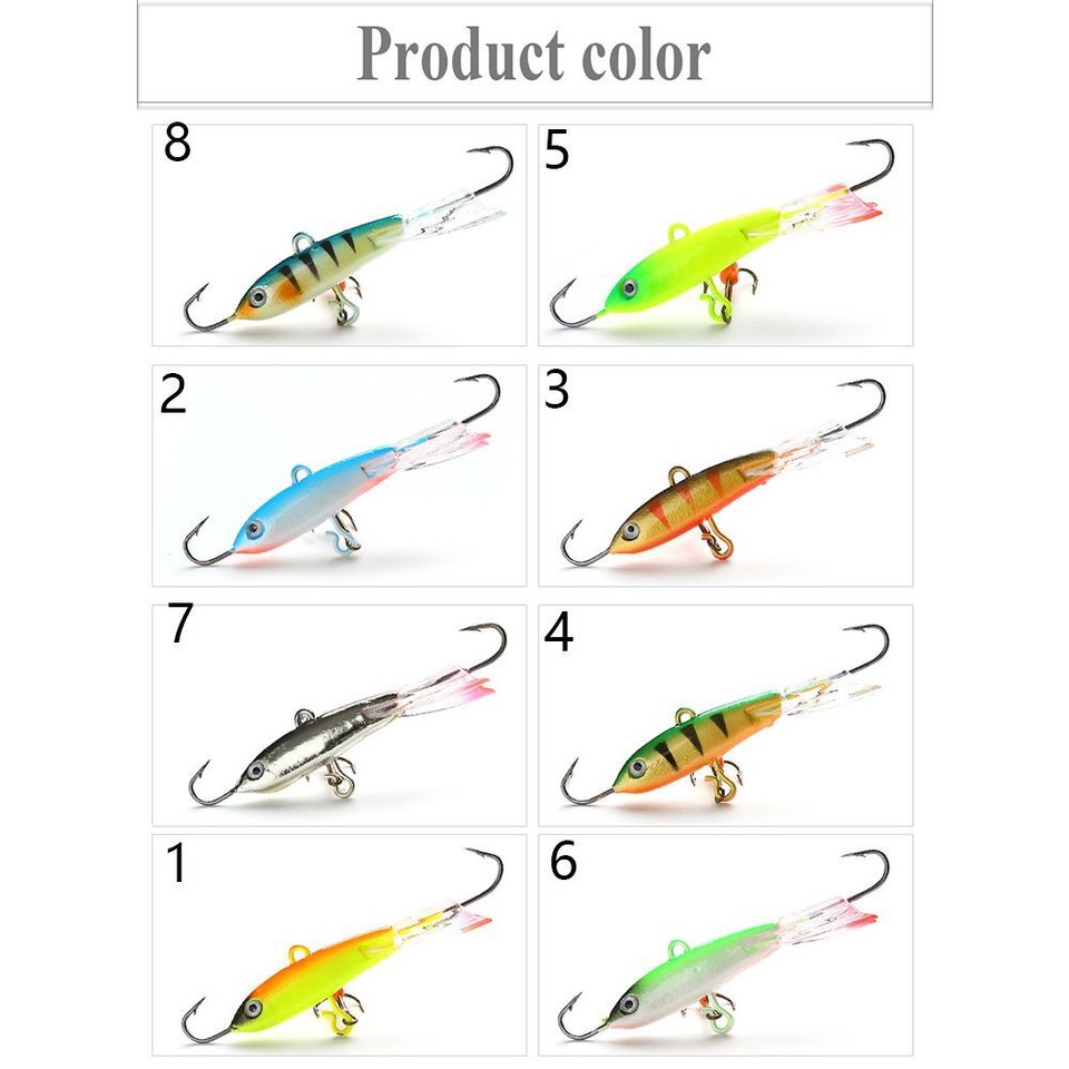 12g/93mm Ice Fishing Accessories Jigging Equilibrium Bait Lure Luya