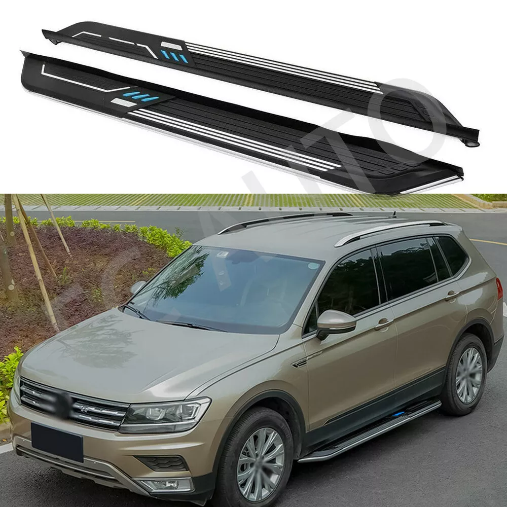 2PCS Side Steps Running Boards Fits For VW Volkswagen Tiguan 2018