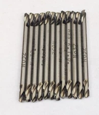 12 Kromhard Number Size #32 Double End Drill Bits 135° Split Point HSS UK
